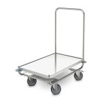 Cărucior platformă Hupfer PW 10x6 din inox 1000 x 600 mm
