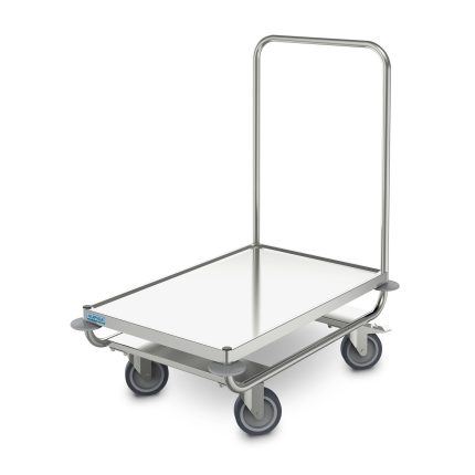Cărucior platformă Hupfer PW 10x6 din inox 1000 x 600 mm