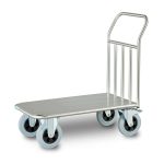 Cărucior platformă heavy-duty Hupfer PW/ST 8,5x5 din inox 850 x 500 mm