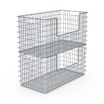 Coș produse sterile Hupfer SteriKo StE-1/1 600/300/300 GrÖ EÖ din inox cu deschidere de acces