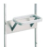 Suport saci rufe și deșeuri Hupfer H-B 555/313/240 din inox, 60–70 l