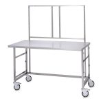 Cadru dublu cu cârlige Hupfer HL/2s 1250/55/1447 din inox pentru mese de ambalare