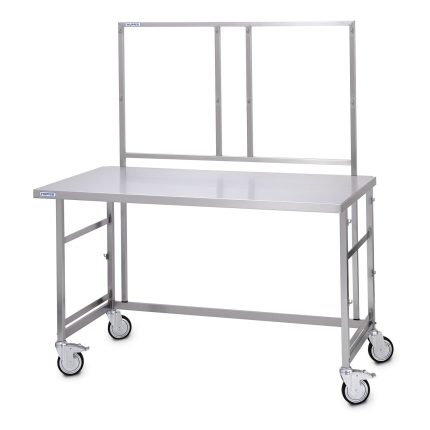 Cadru dublu cu cârlige Hupfer HL/2s 1250/55/1447 din inox pentru mese de ambalare