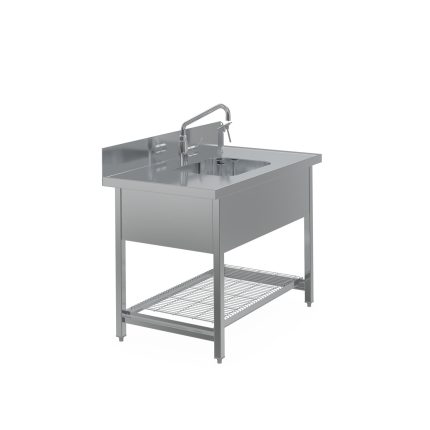 Unitate de spălare Hupfer ST AH150 1B 1ZB 1200/700/900 din inox pentru organizare și pregătire igienică
