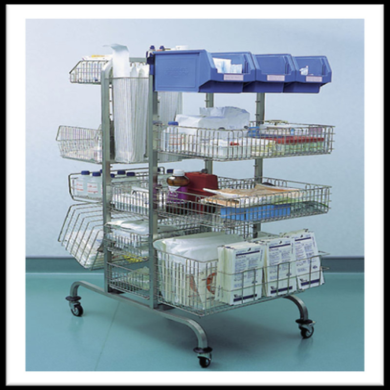 7506474 Hakenwagen Urologie_Packshot_01975e85d9bd705bab48930fed3a0606 Set cărucior cu cârlige Hupfer HAW 650/1005/1657 Uro pentru urologie - Image 1