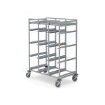 Cărucior deschis transport containere sterile Hupfer CTW/O 9StE pentru 9 STU