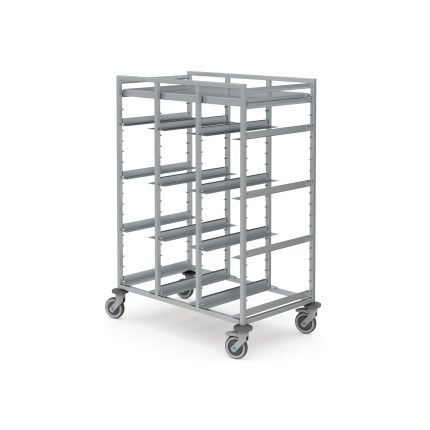 Cărucior deschis transport containere sterile Hupfer CTW/O 9StE pentru 9 STU