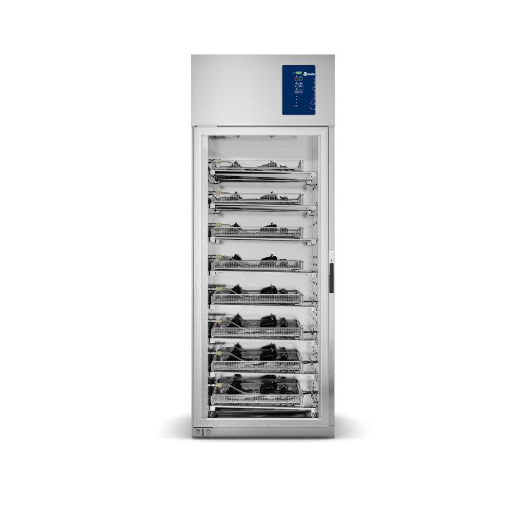 ED-100-1-FRONT-CLOSED_1200-1024x1024-optimized Dulap uscare și depozitare endoscoape SteelcoBelimed ED 100, până la 8 endoscoape flexibile - Image 1