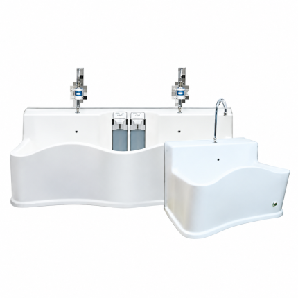 Lavoar aseptic HOSPIASEPT FLUTURE LAS-RF cu 1, 2 sau 3 posturi de lucru